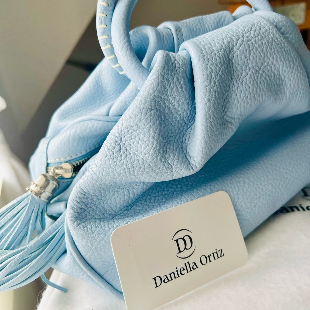 Daniela Ortiz light blue Gigi handbag